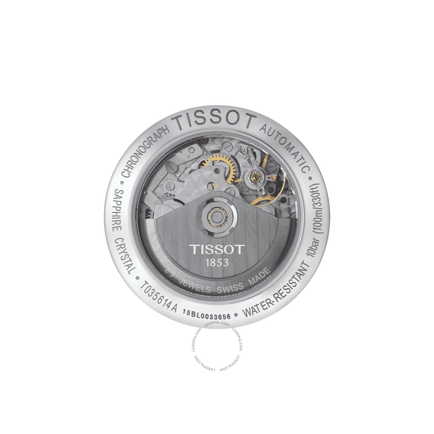 Tissot Tissot Couturier Chronograph Black Dial Men's Watch T035.614.11.051.01