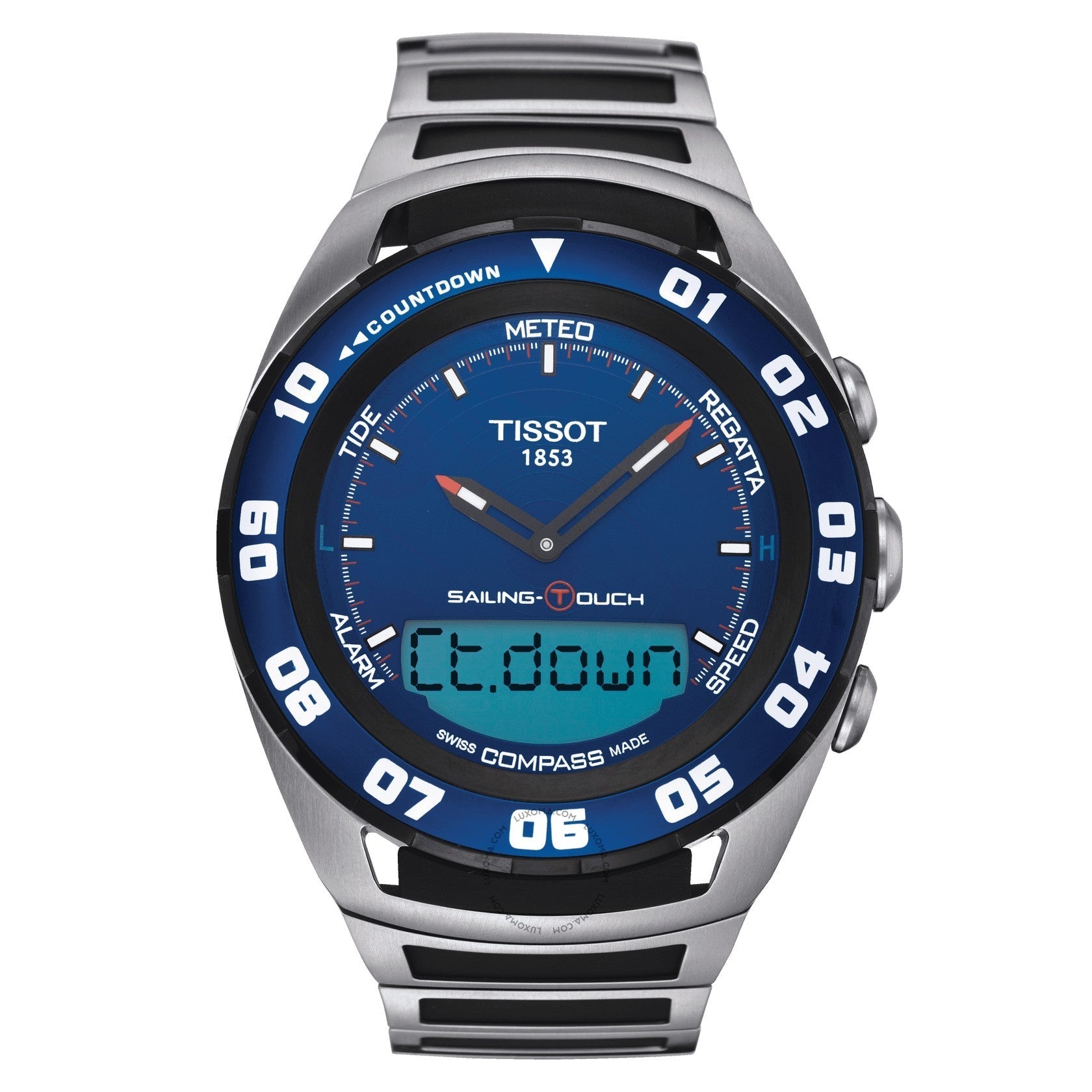 Tissot Sailing Touch Chronograph Blue Dial Men's Watch T056.420.21.041.00