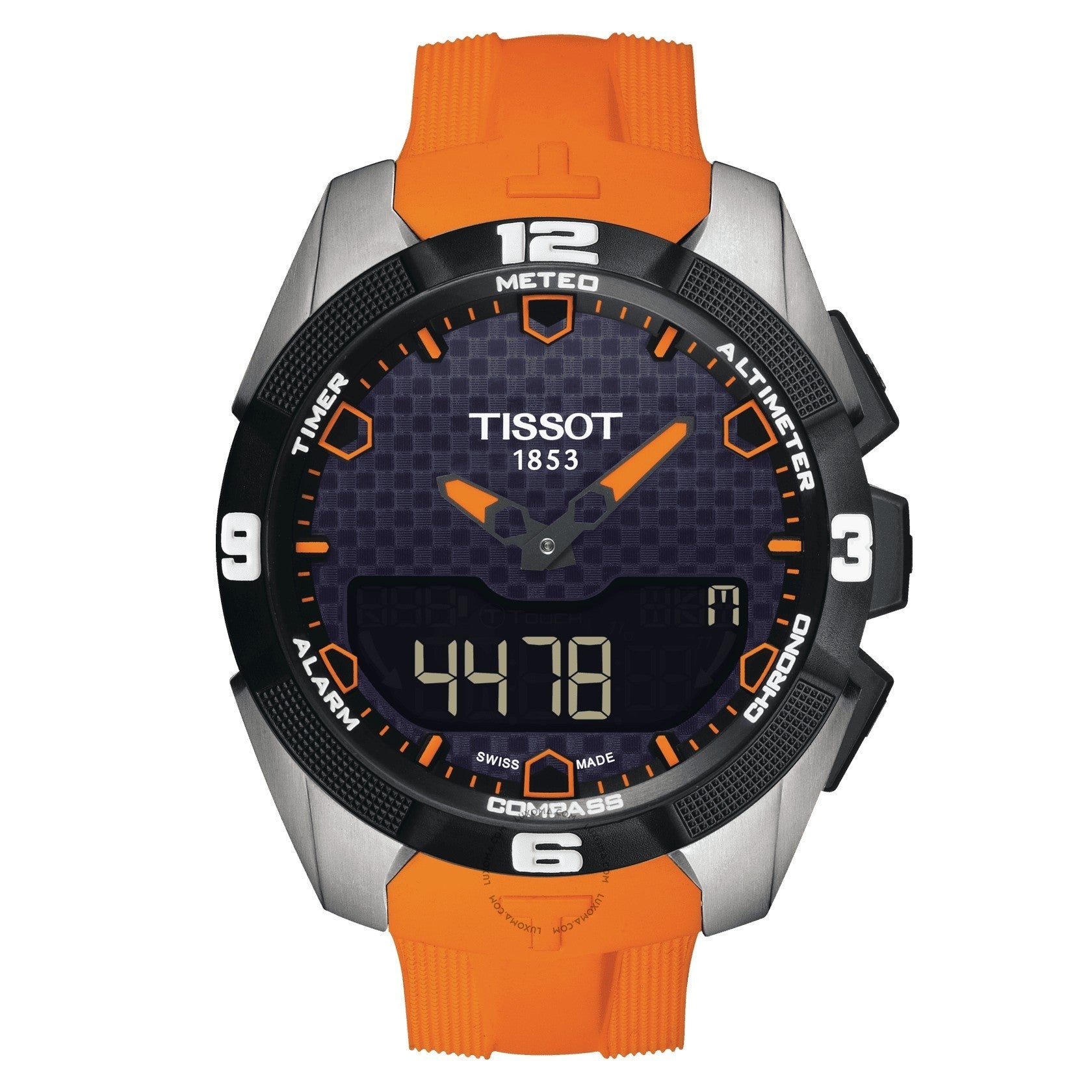 Tissot Touch Collection Chronograph Black (Touch Screen) Dial Men's Watch T091.420.47.051.01