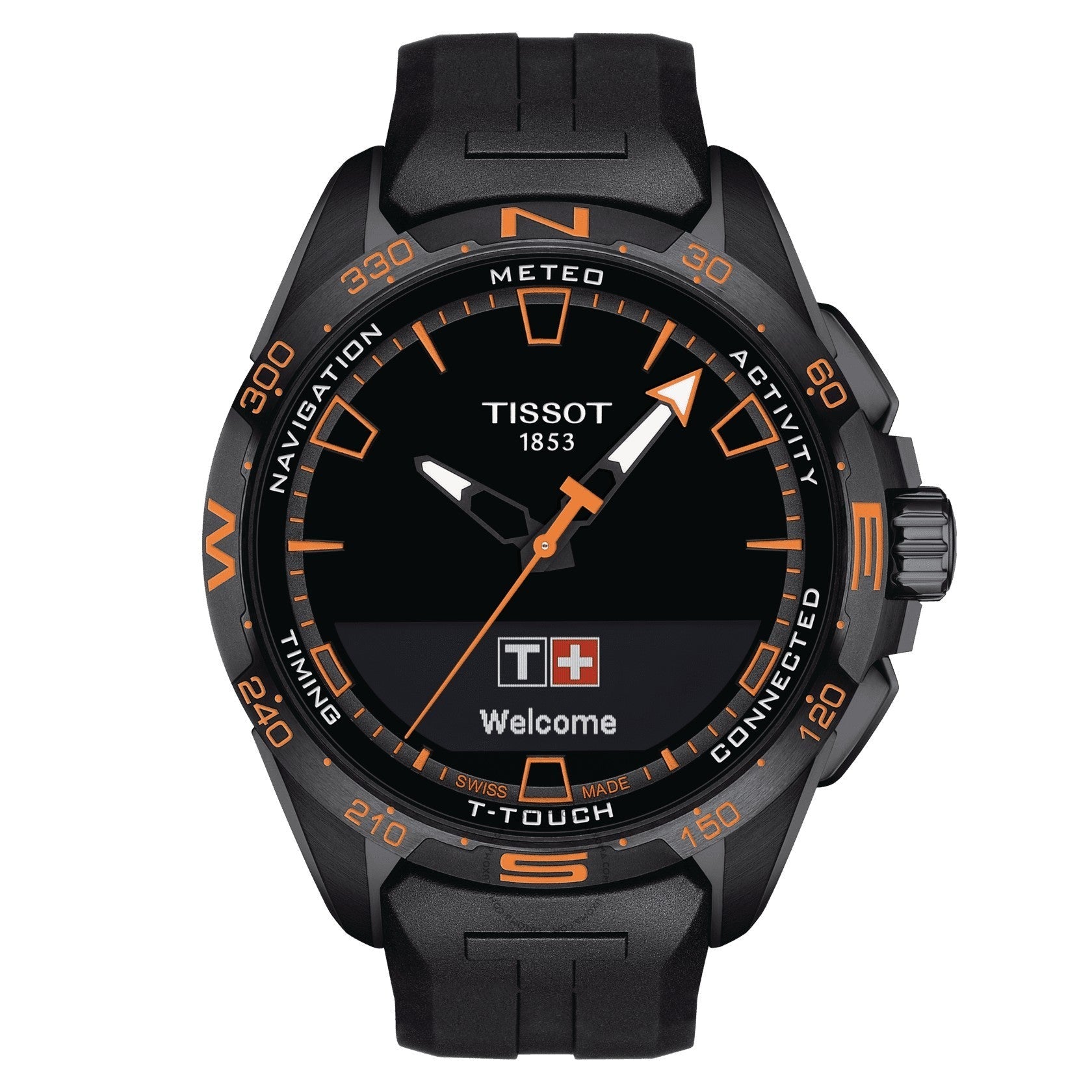 Tissot Touch Quartz Black Dial Men's Watch T121.420.47.051.04