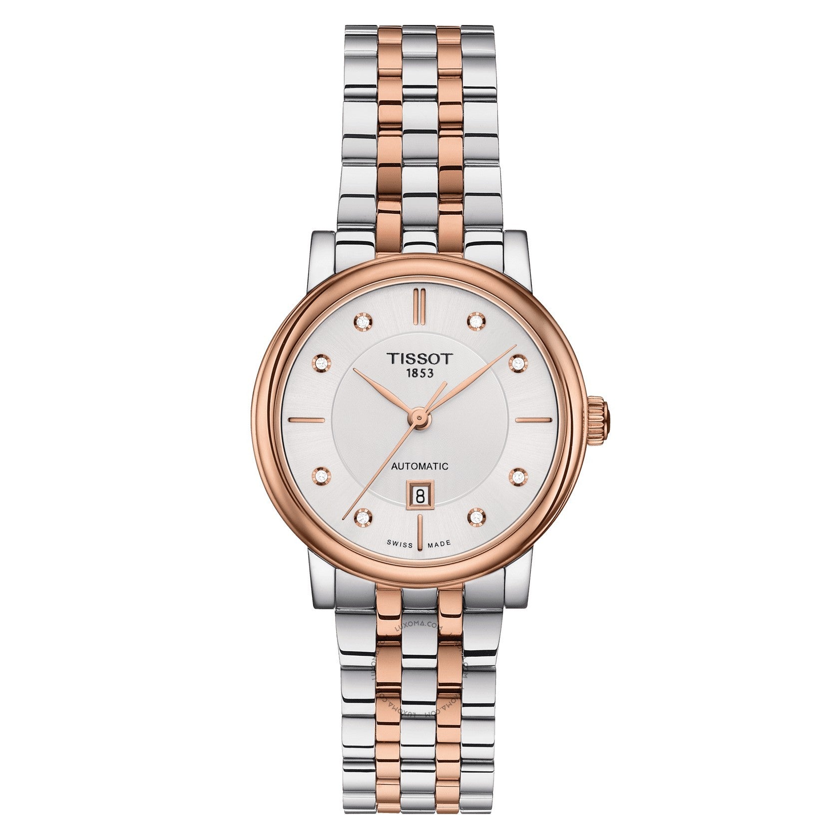 Tissot T-Classic Automatic Silver Dial Ladies Watch T122.207.22.036.00